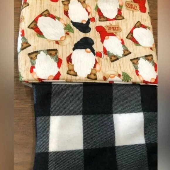 NWOT Buffalo Print with Gnome Cuff Christmas Stocking ✨Multiple Available✨ - Picture 2 of 9